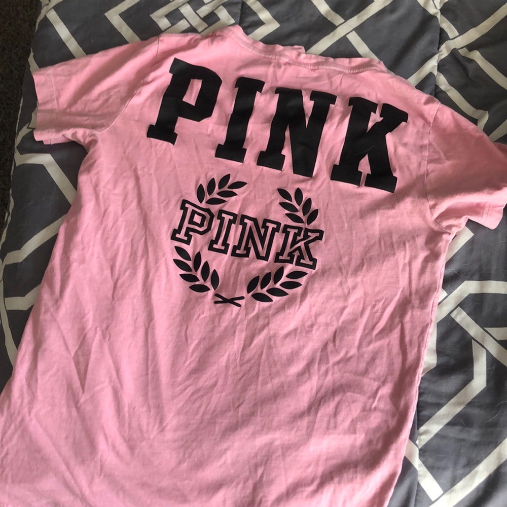Pink campus tee